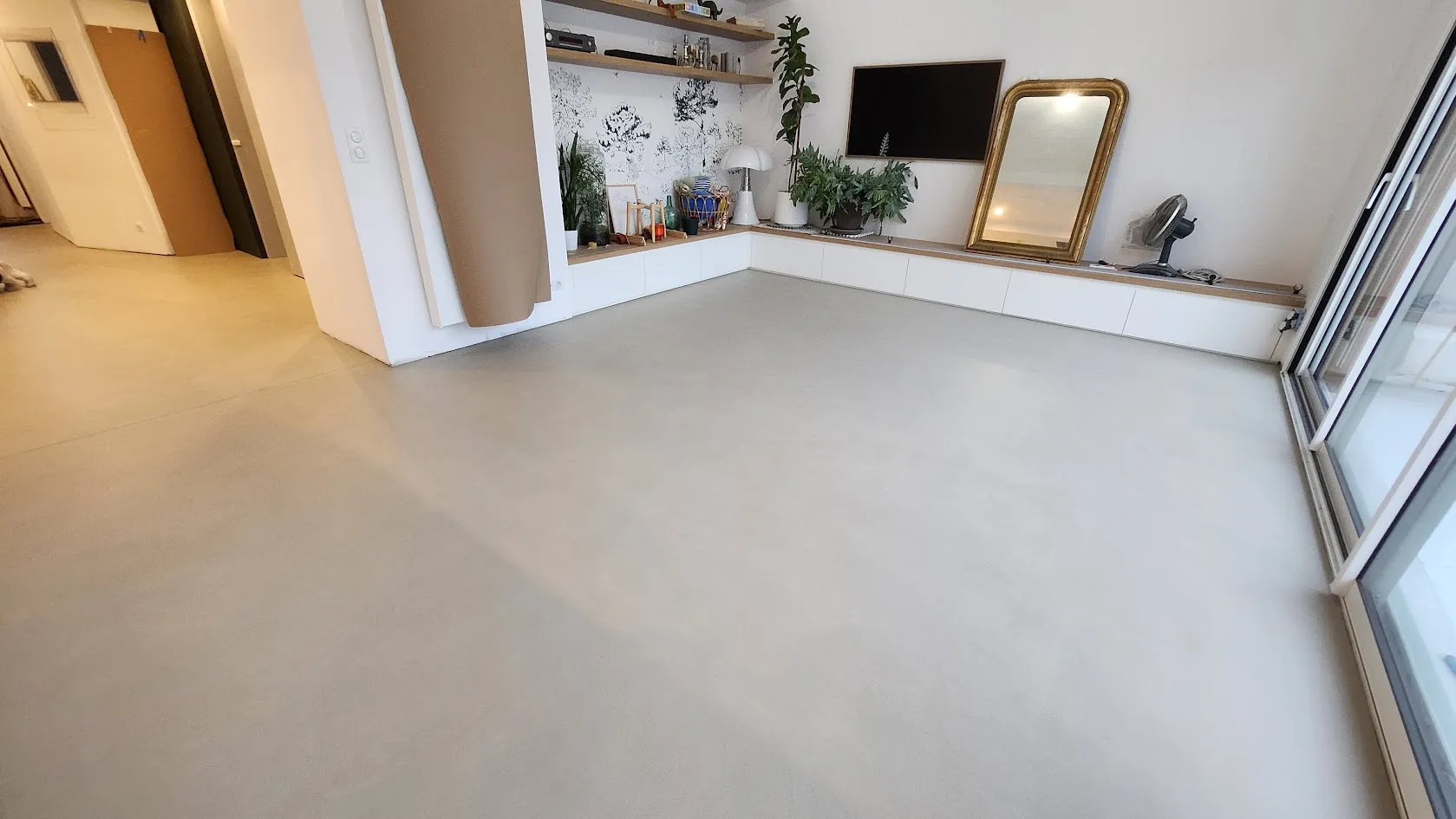 béton ciré à La Chaize‑le‑Vicomte Galipaud